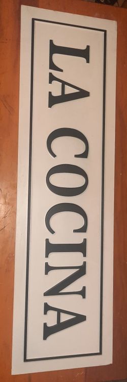 LargeKitchen Sign