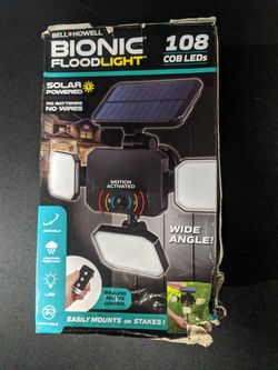 Floodlight Motion Sensor With Remote 