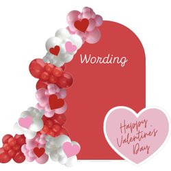 Valentines Balloons Decor 