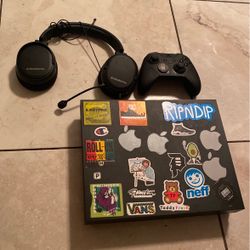 Xbox One X With Elite Series 2 Controller And Steel series Head Set 