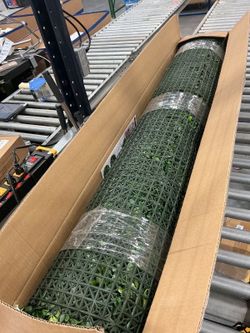 Artificial 72x144 in (72 Sqft) Boxwood Grass Wall Backdrop Roll