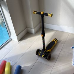 Scooter  With Light Up Wheels 