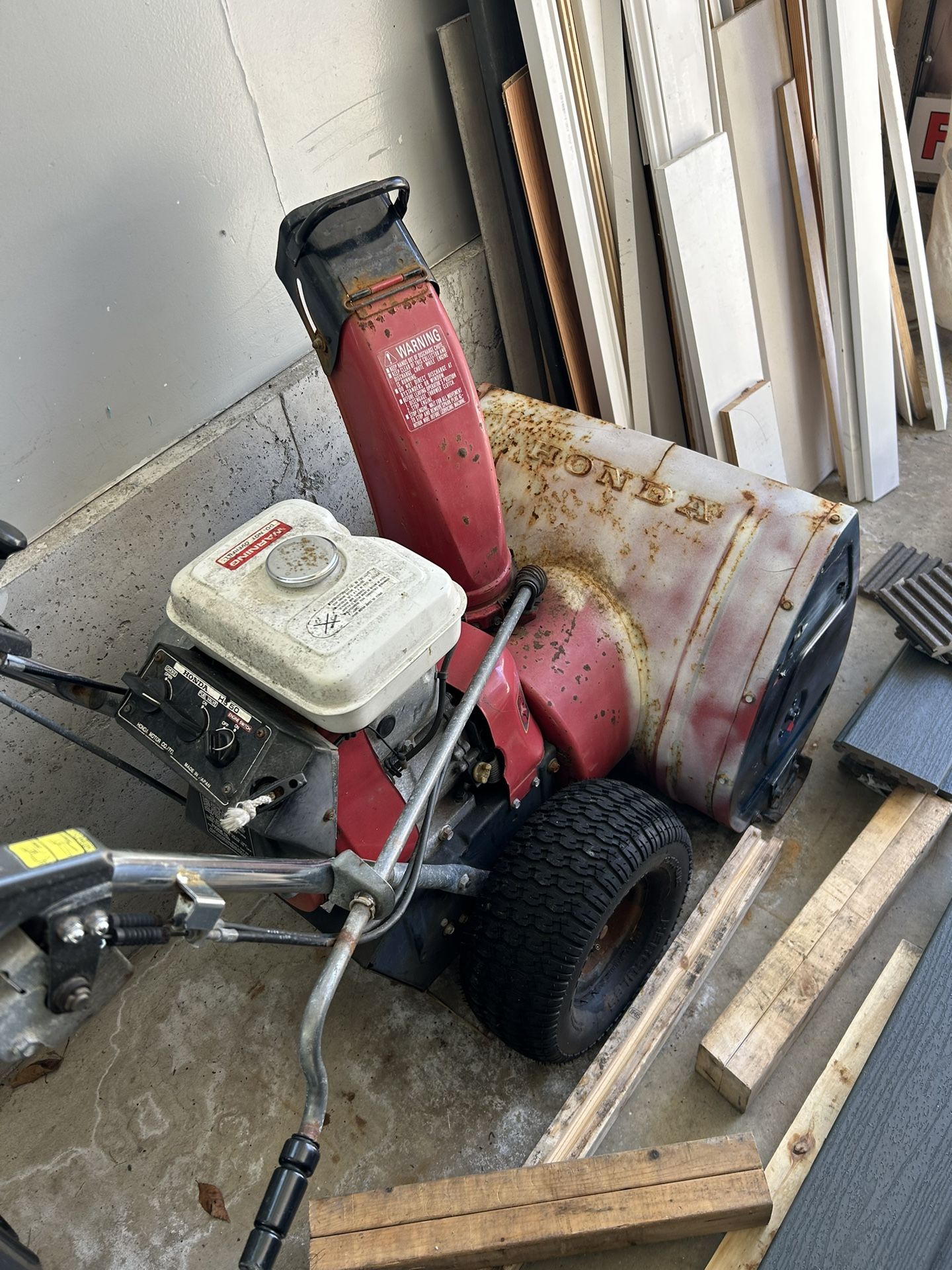Honda snowblower