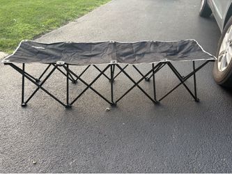 Sports Authority 4-Person Folding Team Bench with Carry Bag