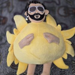 Bad Bunny "El Sol" Sun Costume Plush by Eric Frags Bad Bunny Plush RARE