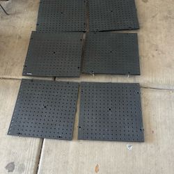 Black Plastic Peg Boards IKEA 