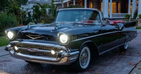 1953 To 1957 Chevy Bel Air LED Glass Headlights