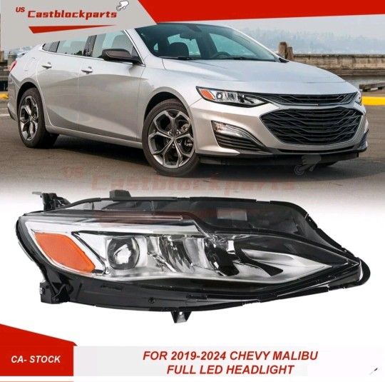 front right headlight for Chevrolet Malibu 2024