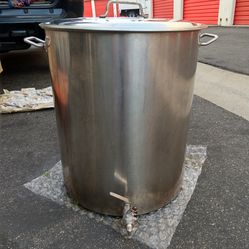 Spike brewing 30 gallon stainless steel kettle