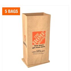 30 Gal. Paper Lawn and Leaf Bags (5 Count)