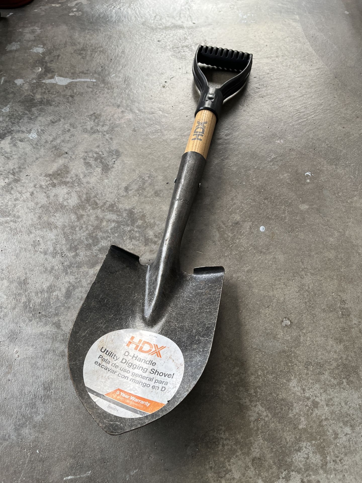 HDX D-Handle Utility Digging Shovel