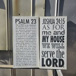 Bible Pslams 23 Decor Lord Jesus Joshua Rectangle