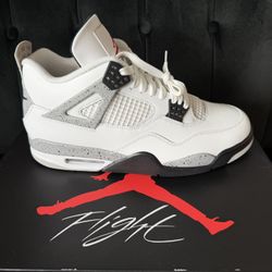 Nike Jordan 4 IV White Cement Sz 12