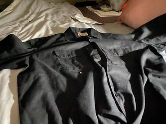 Dickies Black Long Sleeve Work Shirt