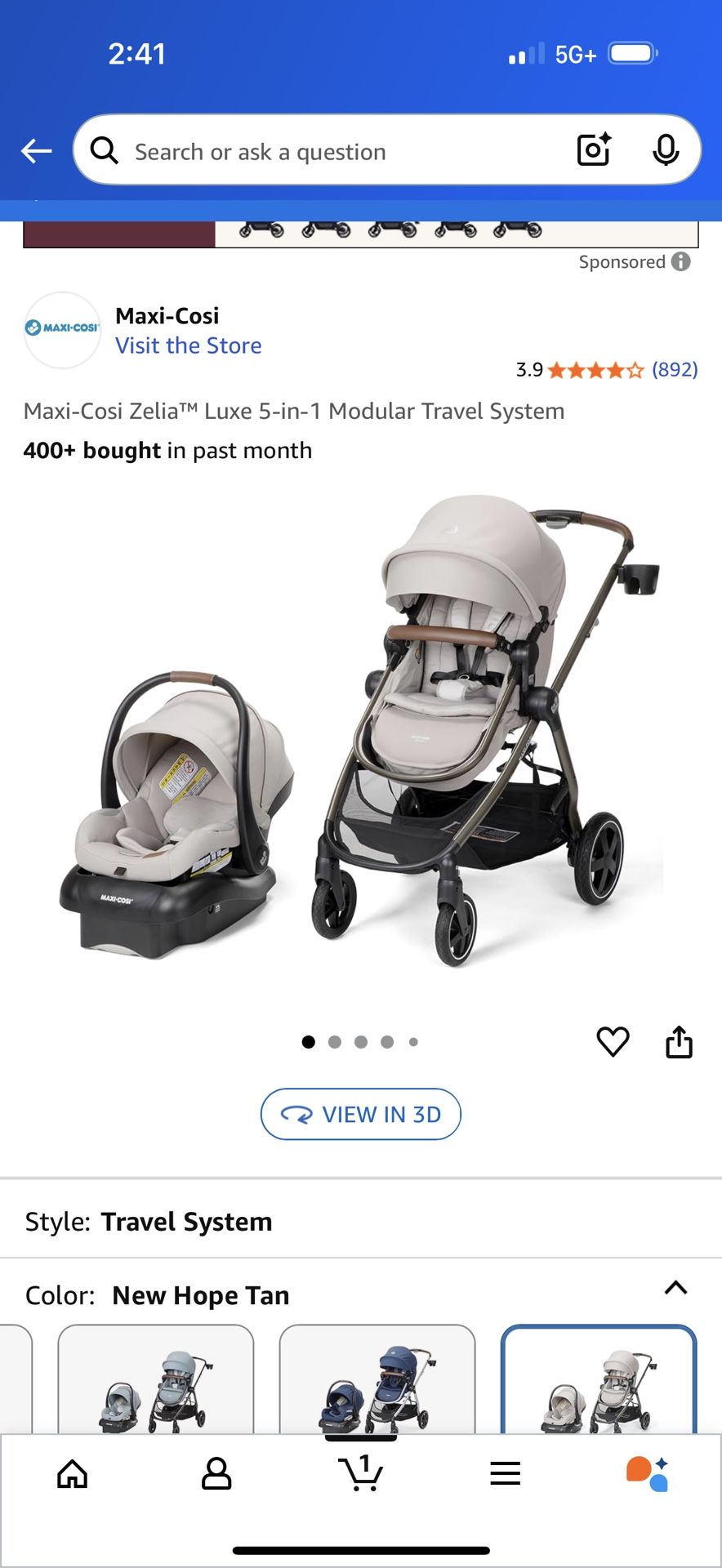 Maxi Cosi Travel System