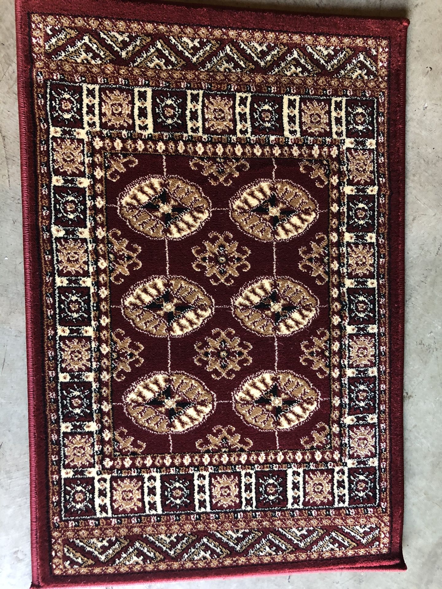 New rug doormat size 2x3 red carpet doormat