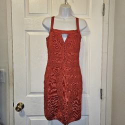 BeBe - Red Bodycon Dress - Size L
