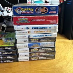 Pokemon Gameboy, GBA, DS And 3DS Games