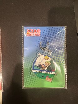 Round 1 One Piece Zoro/Sanji Keychain