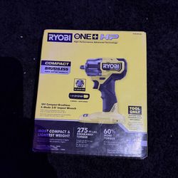 RYOBI 18V ONE+ HP COMPACT BRUSHLESS 4-MODE 3/8" IMPACT WRENCH