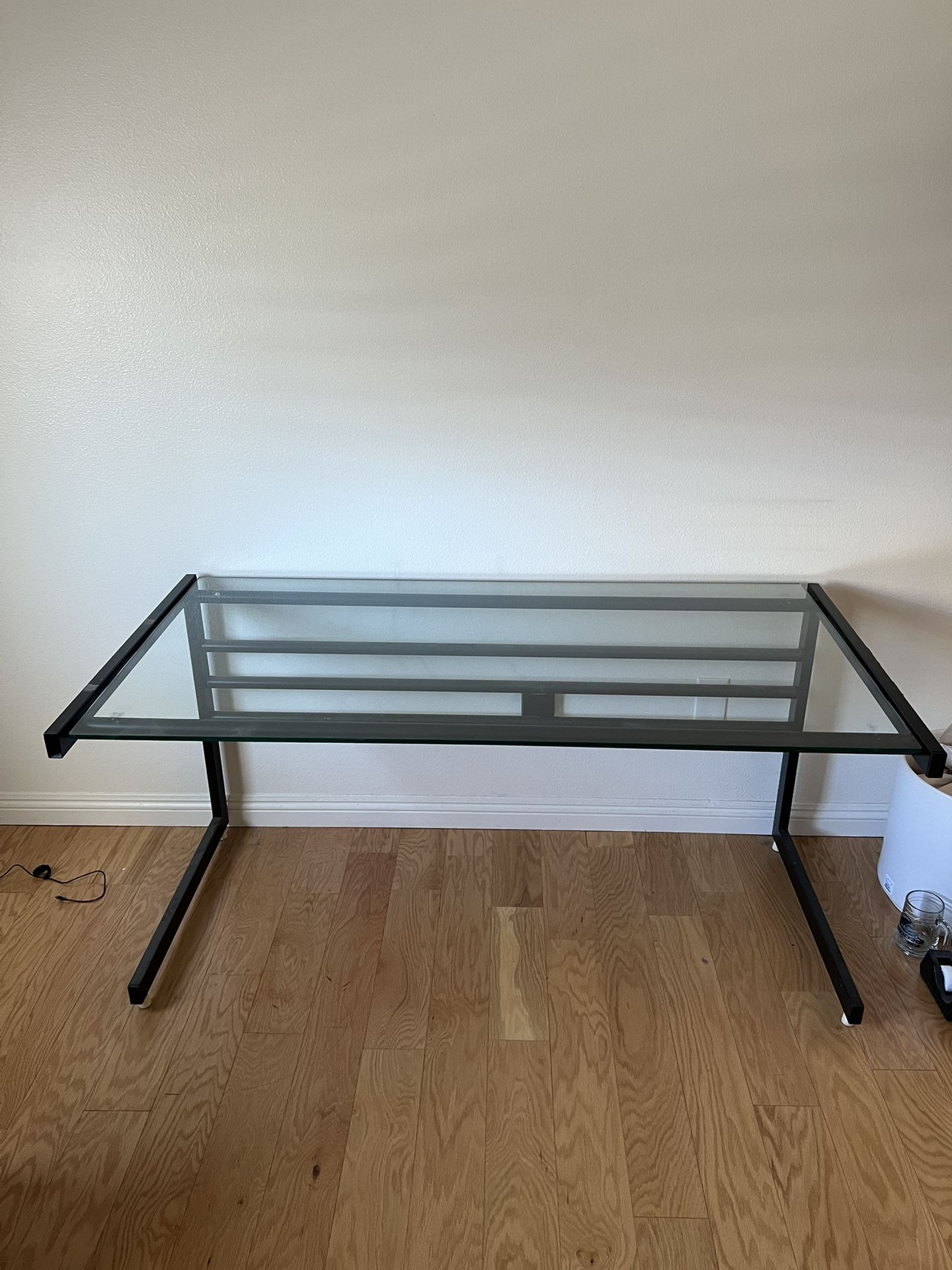 Metal Glass Desk
