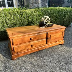 Solid Pine Coffee Table or TV Console