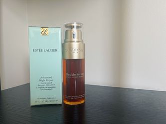 Sealed NWT Estée Lauder+Clarins Serum Bundle