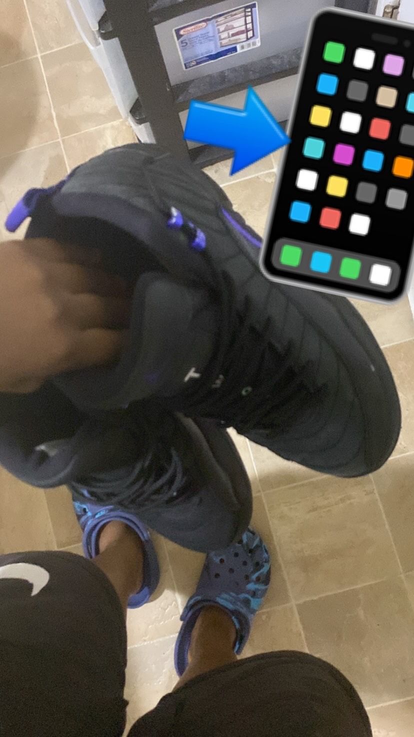 Black and Purple 12’s