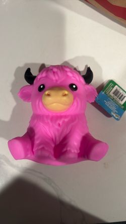 Pink Highland Cow Squishy