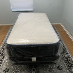 New Mattresses, Boxprings & Metal Frame. All Sizes Available. Excellent Quality Low Prices. Twin At $99. Hablamos Espanol.