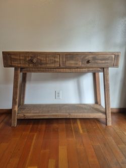 Solid Wood Console Table / Entry Table
