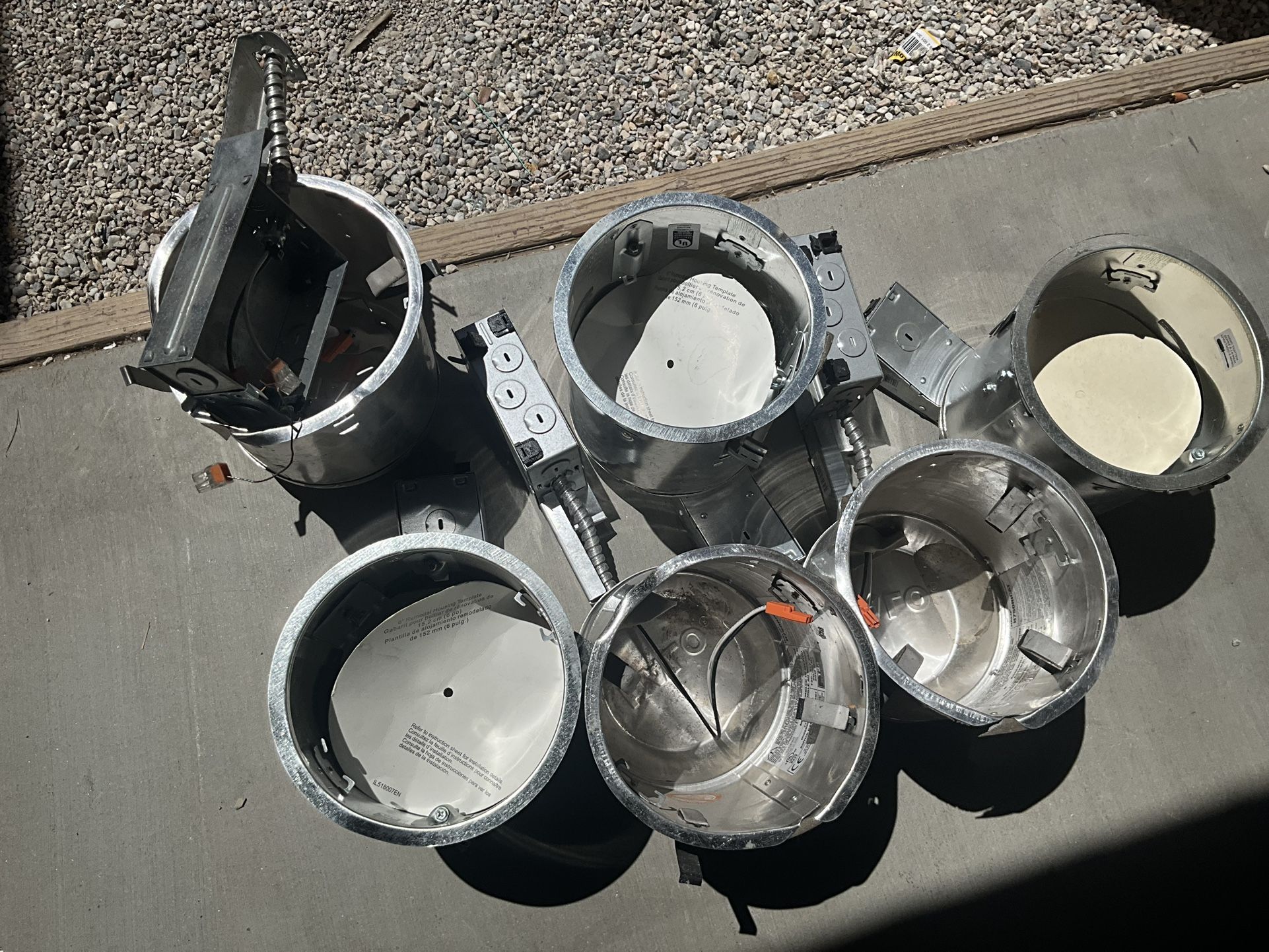 Electrical Cans  They Are 7 Pieces Sold All Together For Only $80 They Are  Easy  Fit We Locate In Hesperia 