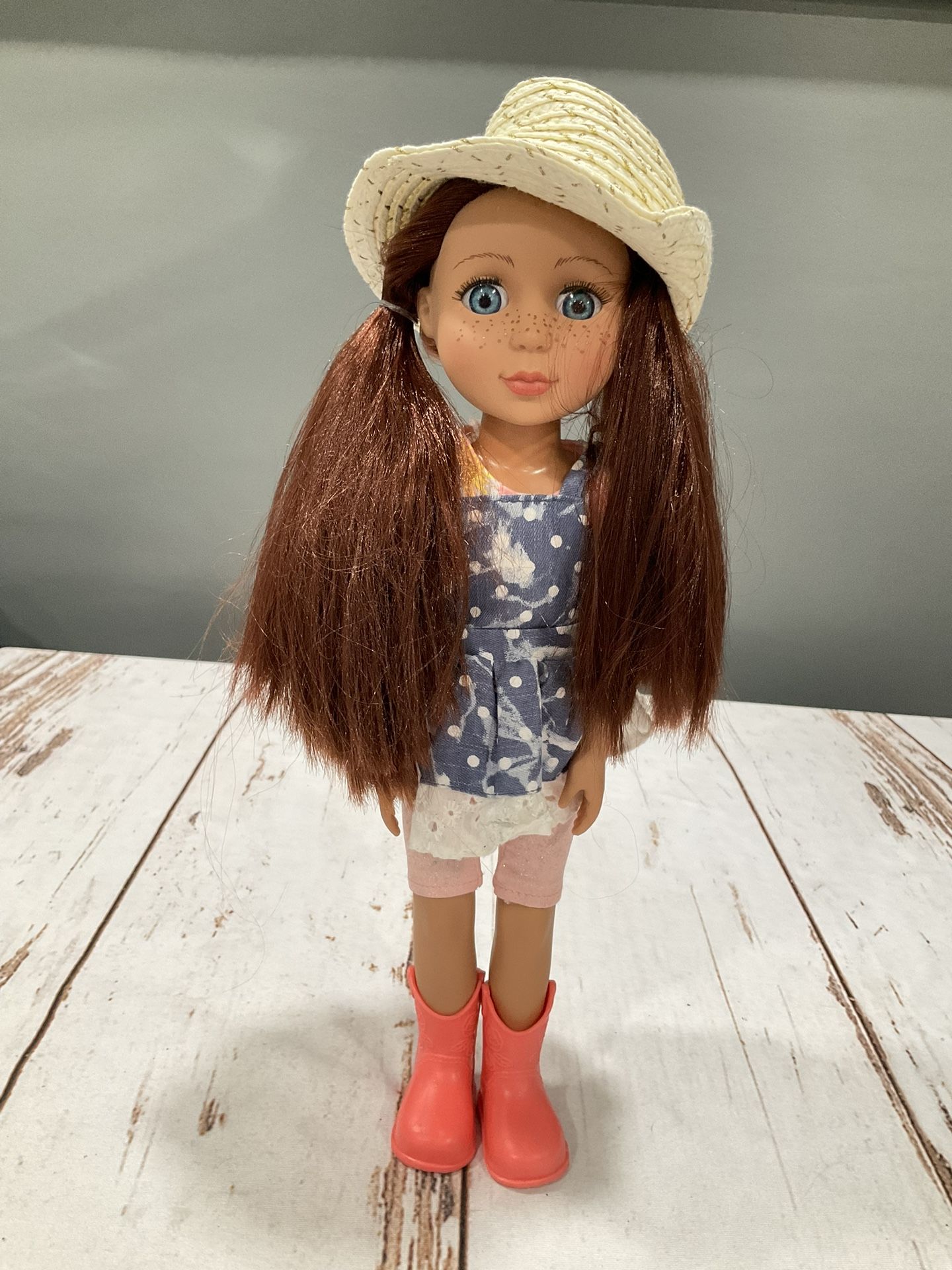 GLITTER GIRLS DOLL BY BATTAT HALLIE 14” POSEABLE FASHION DOLL