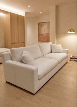 $7k New Restoration Hardware Belgian Track Arm Sofa