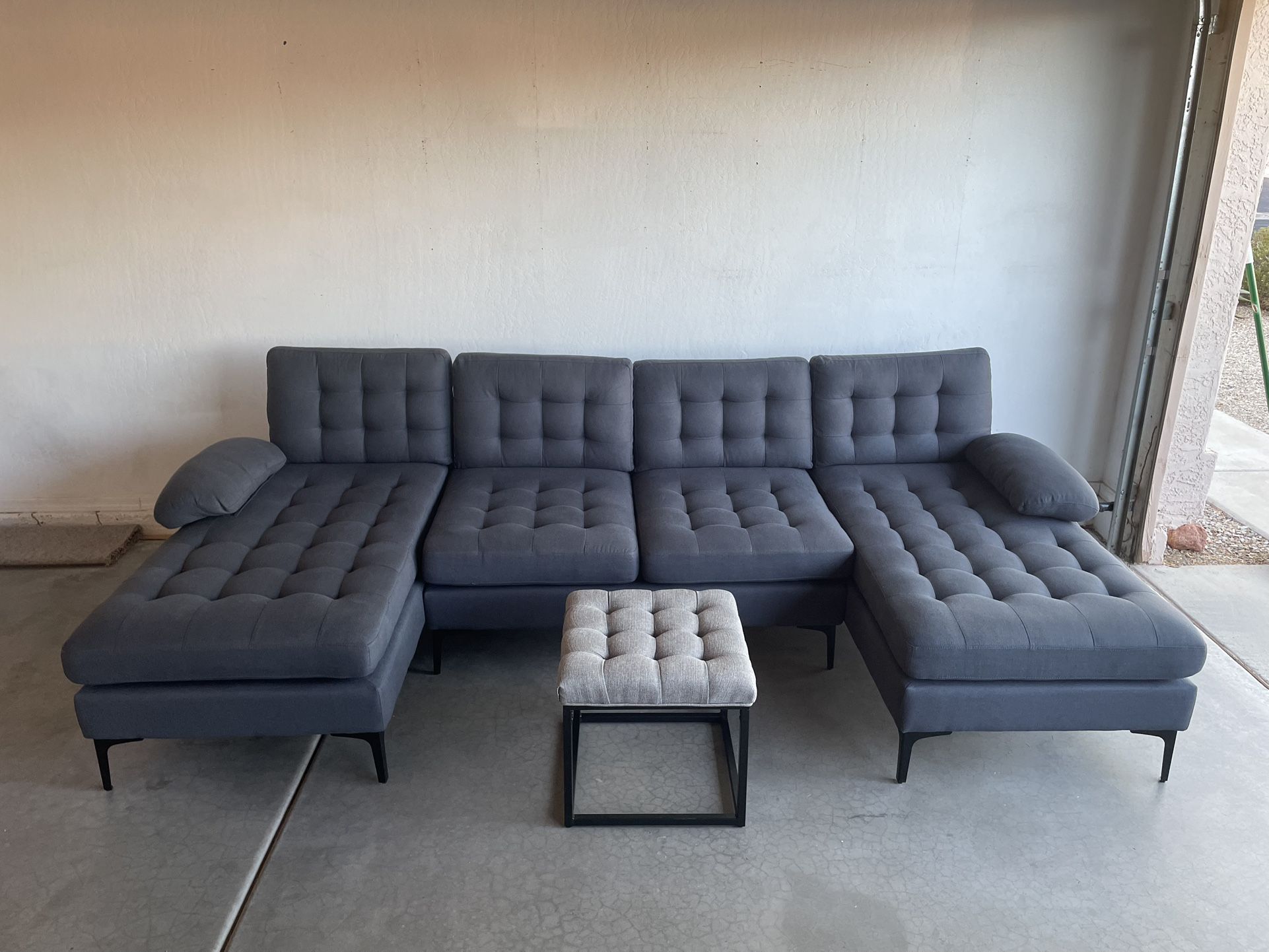 Dark Gray Sectional Couch for Sale in Mesa, AZ OfferUp