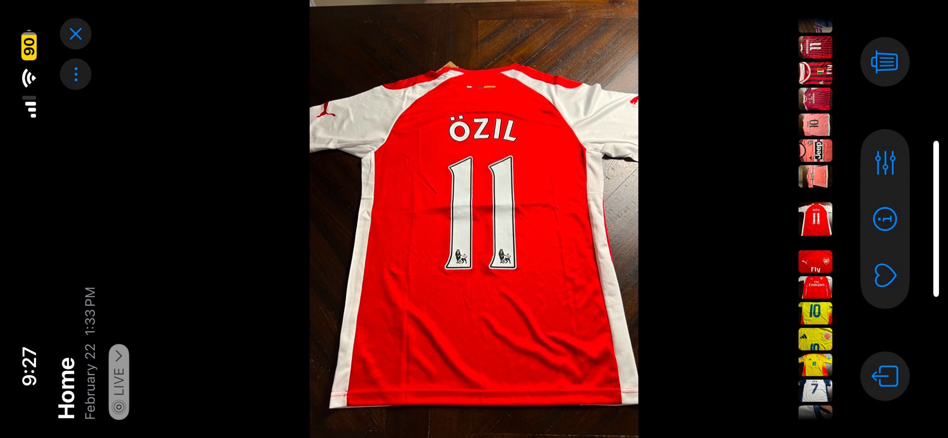 Arsenal Ozil Jersey