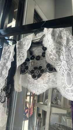 Set of 12 x wholesale bulk Elegant Mantilla Veils Mass Shawl for Formal Occasion Spanish Lace Headwrap Cat
