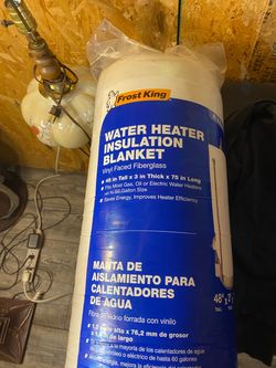 Hot water insulation blanket