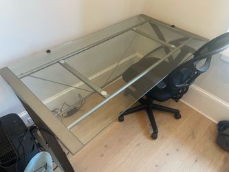 Glass Desk