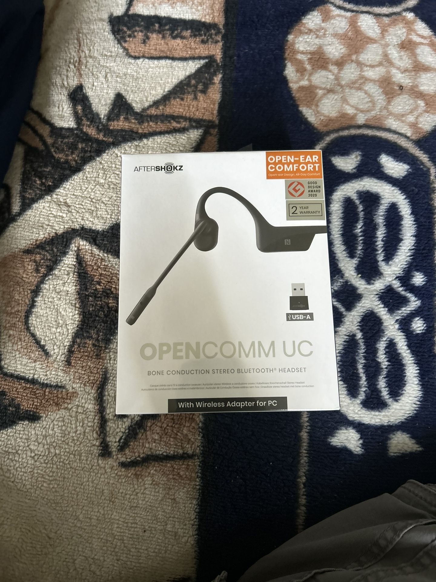 Brand New Sealed OpenComm Bluetooth AfterShokz Headphones