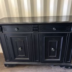 Buffet Cabinet - Black Wood