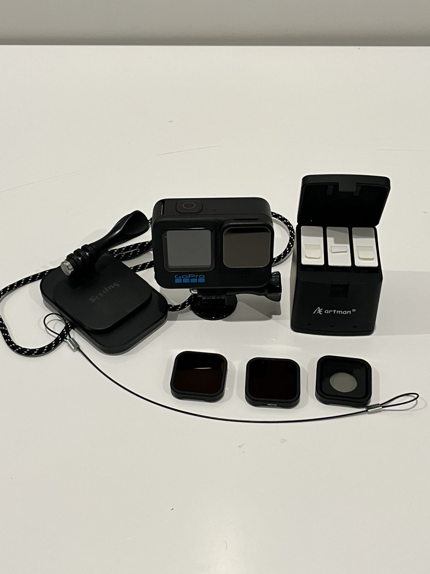 GoPro Hero 11/ 3 Battery/ New Chest Mount/ ND Filters/ CPL Filter