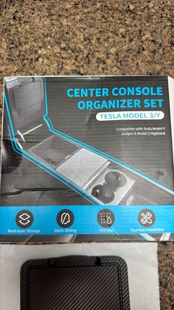 Tesla 5PCS Center Console Organizer for Model 3 Highland 2024, 2025 Model Y