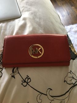 Michael kors leather wallet