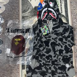 bape hoodie black