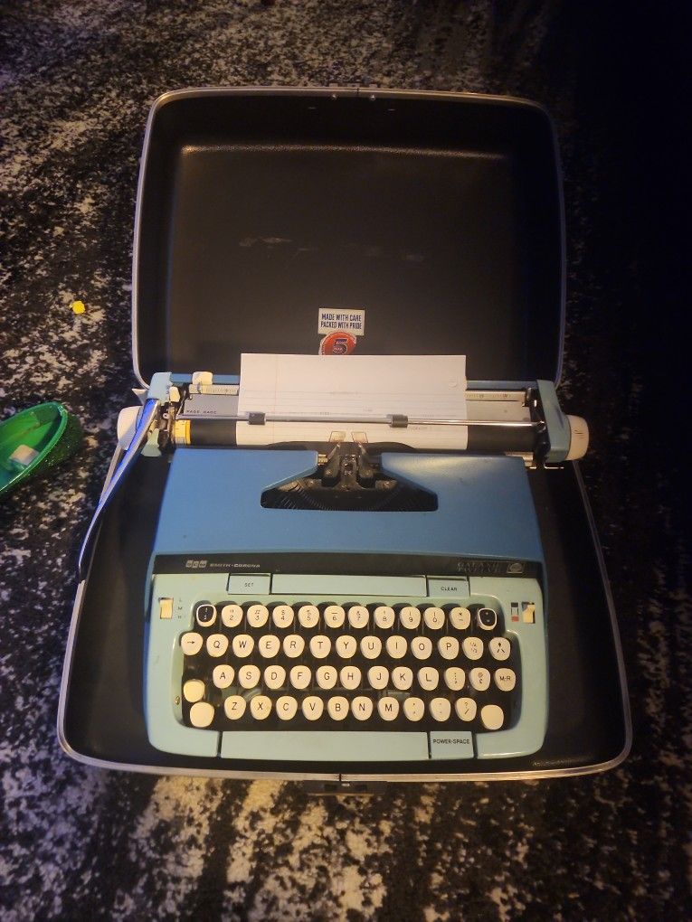 1974 Smith Corona Galaxie Twelve Typewriter