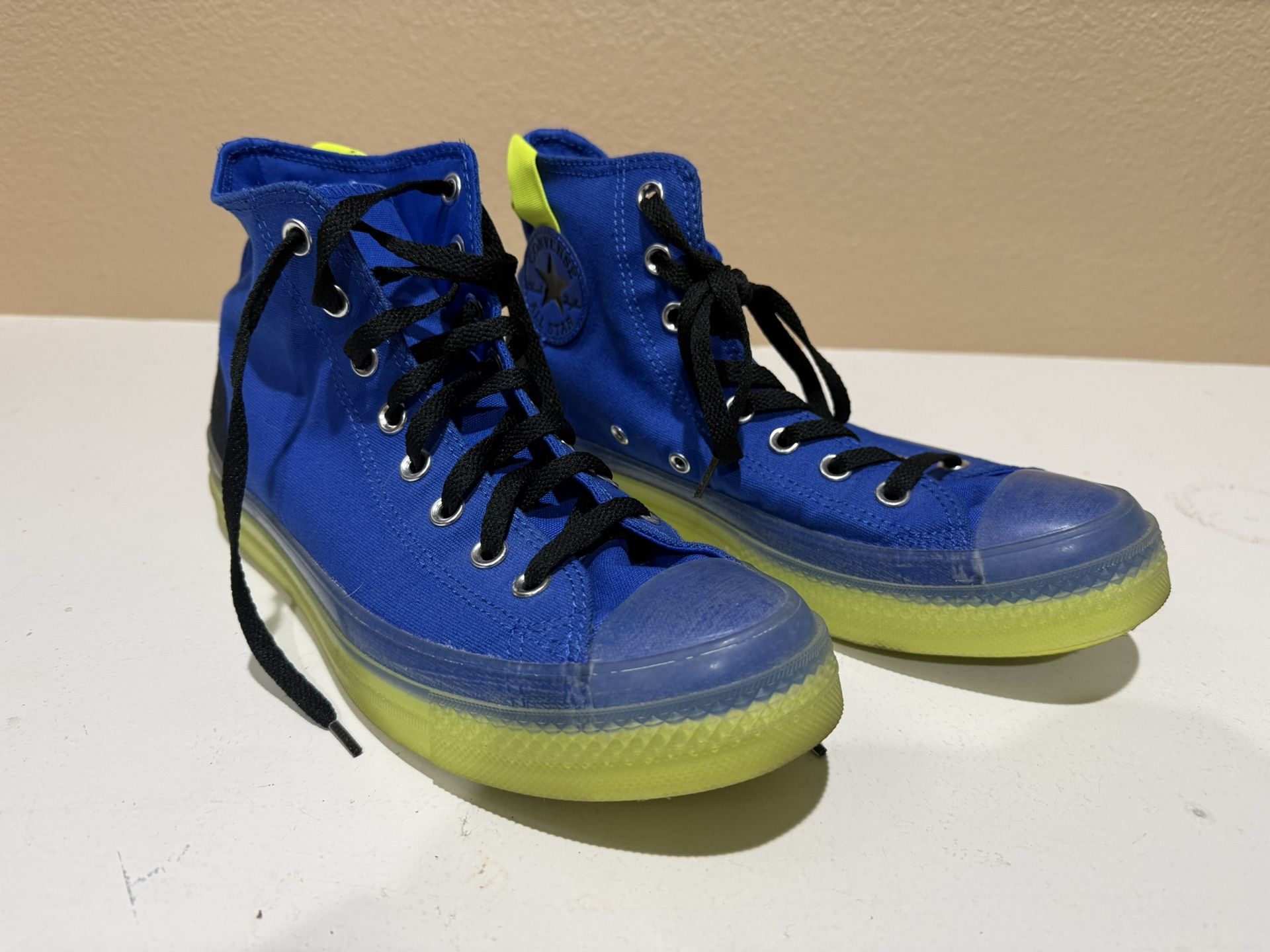 Blue Converse High Tops