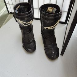 Used Alpinestars Svx Motorcycle Boots 