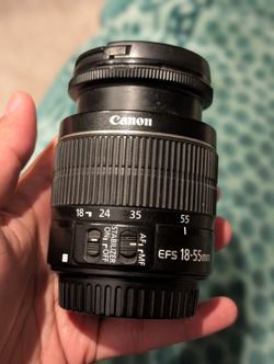 Canon 18-55mm EFS f3.5-5.6 With Camera bag And Acessories