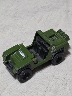 Vintage 1983 Hasbro GI Joe Aviva Die Cast Vamp Attack Jeep 3" Scale Model